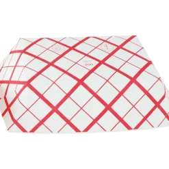 SCT Paper Food Baskets, 3 lb Capacity, 7.2 x 4.95 x 1.94, Red/White, Paper, 500/Carton