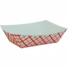 SCT Paper Food Baskets, 0.5 lb Capacity, 4.58 x 3.2 x 1.25, Red/White, Paper, 1,000/Carton