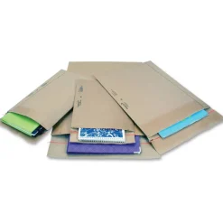Sealed Air Jiffy Padded Mailer, #4, Paper Padding, Self-Adhesive Closure, 9.5 x 14.5, Natural Kraft, 25/Carton