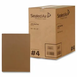 Sealed Air Jiffy Rigi Bag Mailer, #4, Square Flap, Self-Adhesive Closure, 9.5 x 13, Natural Kraft, 200/Carton