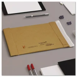 Sealed Air Jiffy Self-Seal Padded Mailers, Size #5, 10 1/2" x 16", Satin Gold, Pack Of 25
