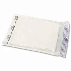 Sealed Air Jiffy TuffGard Self-Seal Cushioned Mailer,#5, Barrier Bubble Air Cell Cushion, Self-Adhesive Closure, 10.5 x 16, White, 25/CT