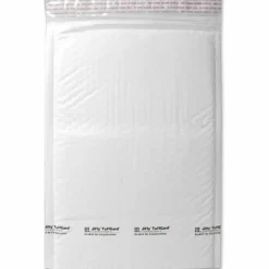 Sealed Air Jiffy TuffGard Self-Seal Cushioned Mailer,#5, Barrier Bubble Air Cell Cushion, Self-Adhesive Closure, 10.5 x 16, White, 25/CT