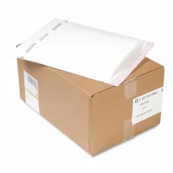 Sealed Air Jiffy TuffGard Self-Seal Cushioned Mailer,#5, Barrier Bubble Air Cell Cushion, Self-Adhesive Closure, 10.5 x 16, White, 25/CT