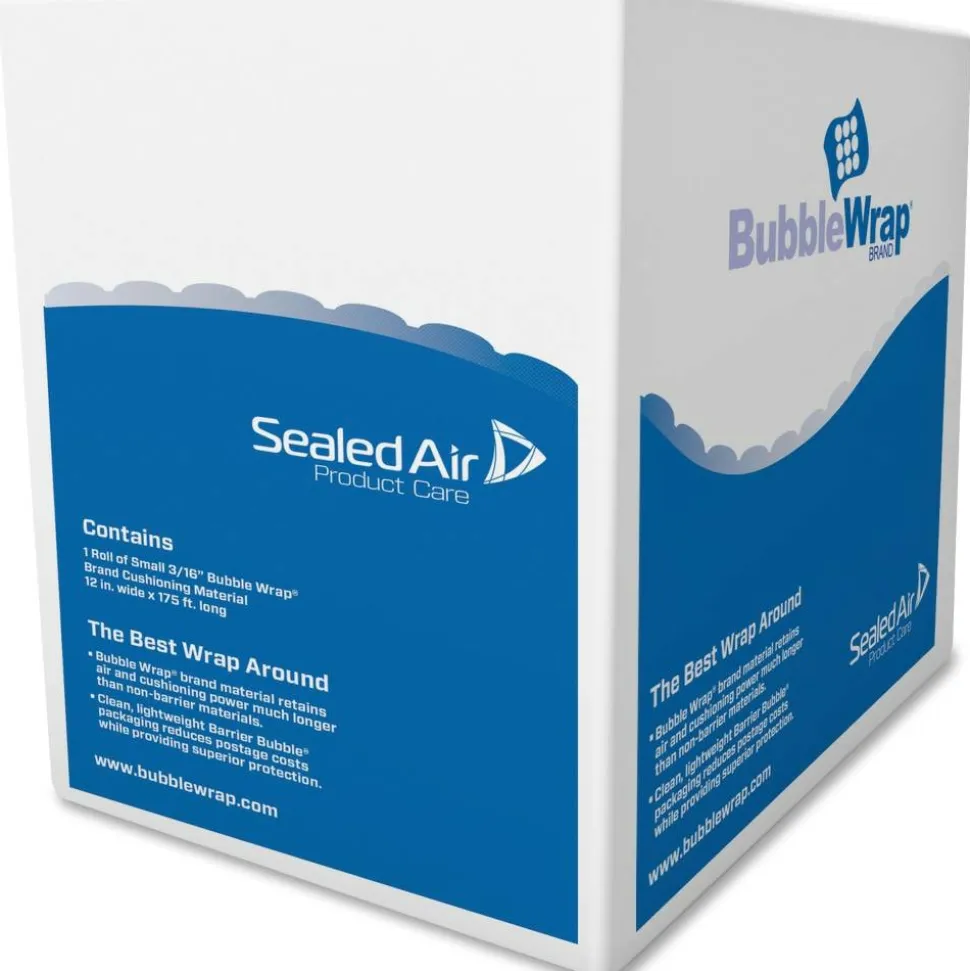 Sealed Air Ready-To-Roll Bubble Packing Material, 12" x 175'