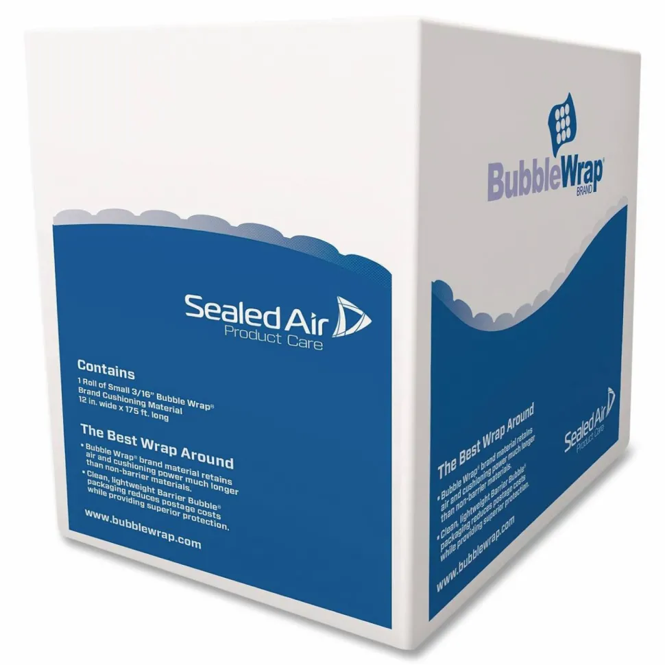Sealed Air Ready-To-Roll Bubble Packing Material, 12" x 175'
