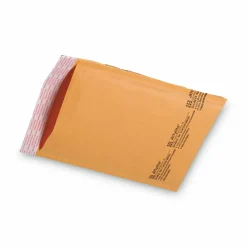 Sealed Air Self-Seal Bubble Mailers, 6" x 10", Kraft, Pack Of 25
