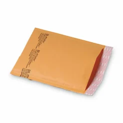 Sealed Air Self-Seal Bubble Mailers, 6" x 10", Kraft, Pack Of 25
