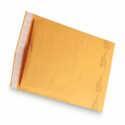 Sealed Air Self-Seal Bubble Mailers, 9 1/2" x 14 1/2", Kraft, Case Of 100