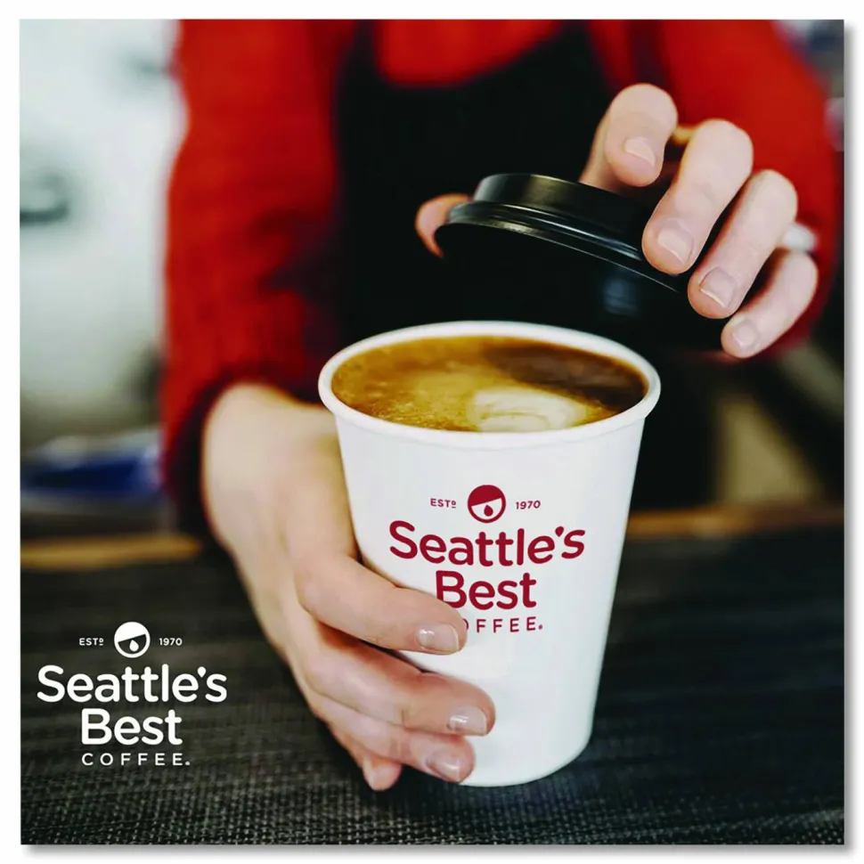 Seattle's Best Pre-measured Coffee Packs, Level 4-6th Avenue Bistro, Medium Roast, 18 Packs