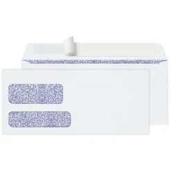 #10 Security Envelopes, Double Window, 4-1/8