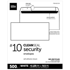 #10 Security Envelopes, 4-1/8