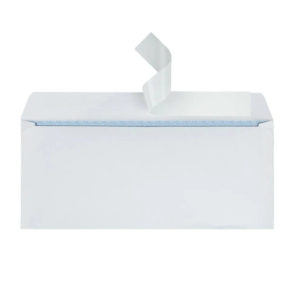 #10 Security Envelopes, 4-1/8" x 9-1/2", Clean Seal, White, Box Of 250