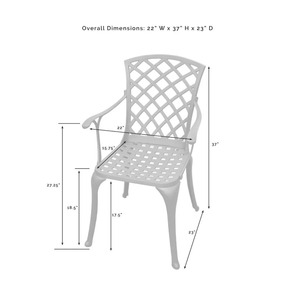 Sedona 2Pc High Back Armchair Set