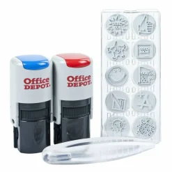 Self-Inking Kit, Teacher, Blue/Red