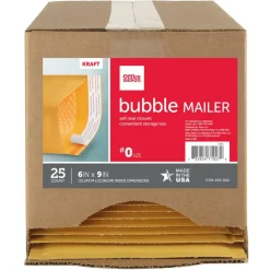 Self-Sealing Bubble Mailers, Size 2, 8 1/2