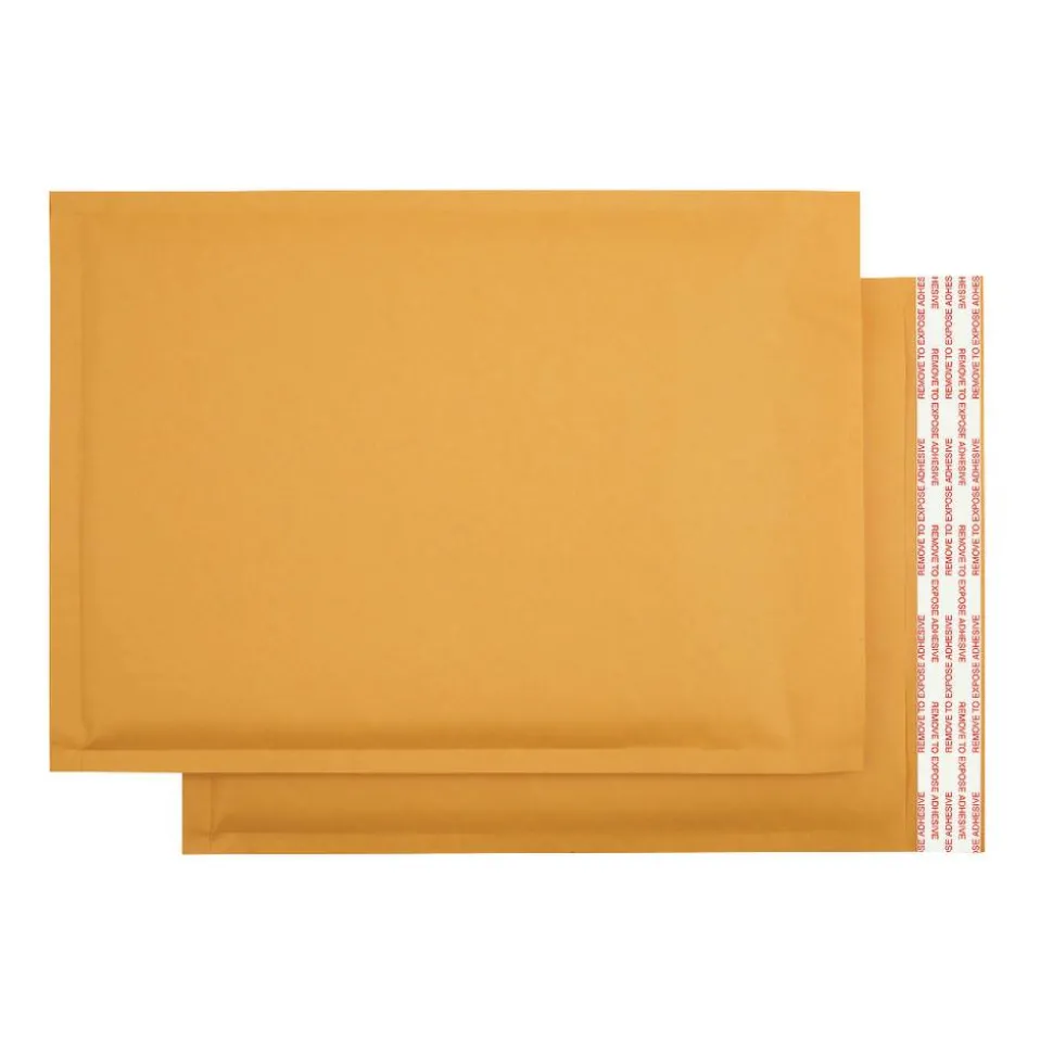 Self-Sealing Bubble Mailers, Size 7, 14 1/4" x 19", Pack Of 12
