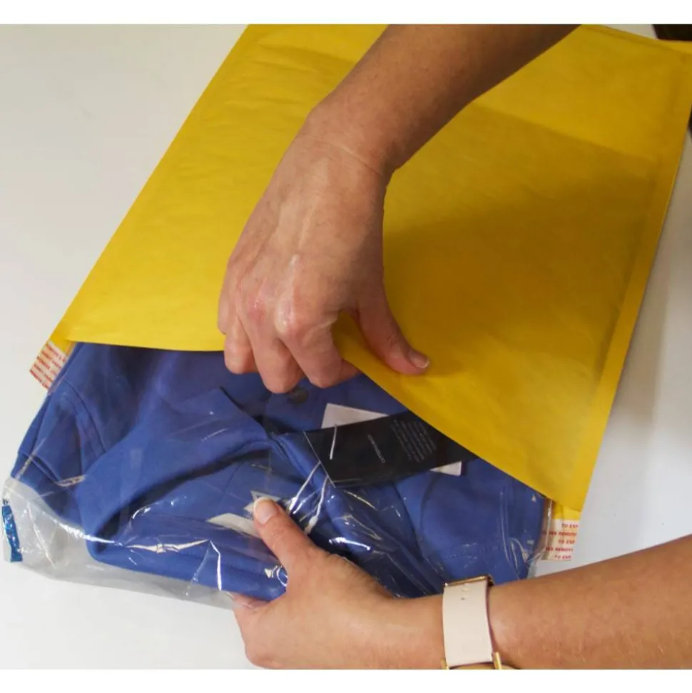 Self-Sealing Bubble Mailers, Size 7, 14 1/4" x 19", Pack Of 12