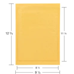 Self-Sealing Bubble Mailers Size 2, 8 1/2