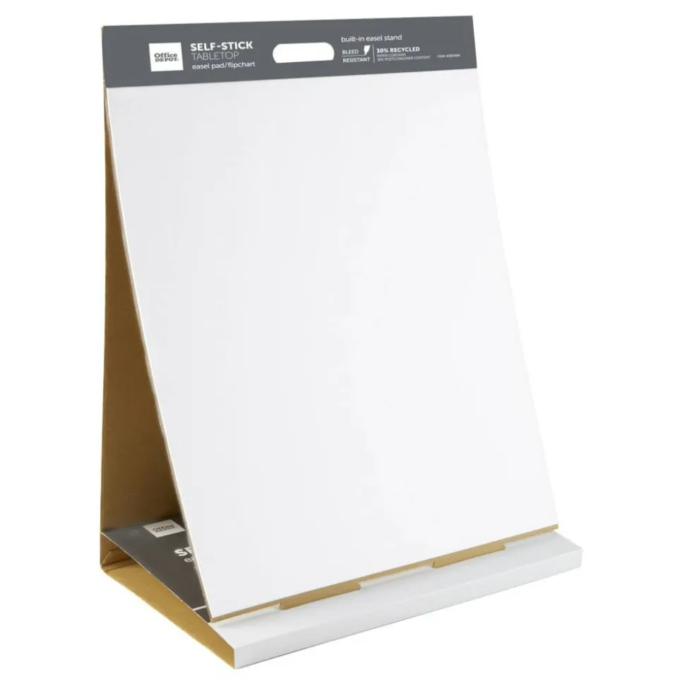 Self-Stick Tabletop Easel Pad, 20" x 23", 20 Sheets, 30% Recycled, White