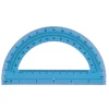 Semicircular 6" Protractor, Clear