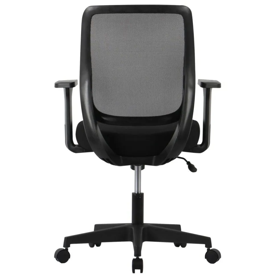 Sensi Mesh/Fabric Low-Back Task Office Chair, Black, BIFMA Compliant