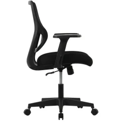 Sensi Mesh/Fabric Low-Back Task Office Chair, Black, BIFMA Compliant