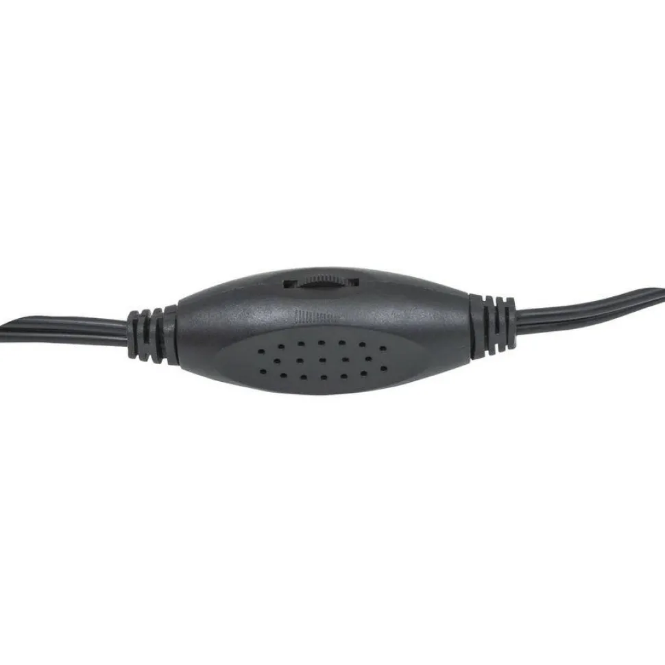 2600 Series Speaker System, Small Size, Big Sound, Two Speakers, Stereo, USB power, Output: 2x 3W, 3.5mm plug for sound, In-Line volume control, Cable 0.9m, Black, Three Year Warranty
