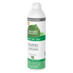 Seventh Generation Disinfectant Cleaner, Spray, 13.9 fl oz, Eucalyptus Spearmint & Thyme Scent, Case of 8 - Clear