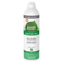 Seventh Generation Disinfectant Cleaner, Spray, 13.9 fl oz, Eucalyptus Spearmint & Thyme Scent, Case of 8 - Clear