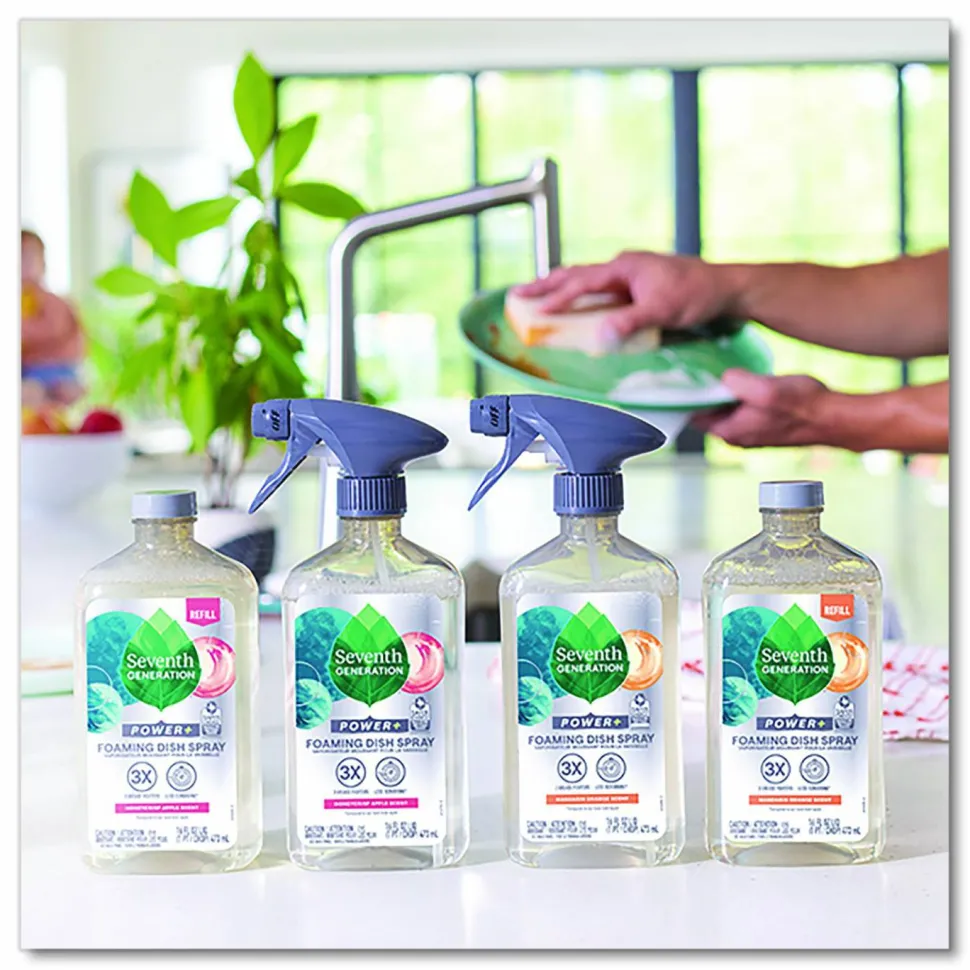 Seventh Generation Foaming Dish Spray, Mandarin Orange Scent, 16 oz Bottle