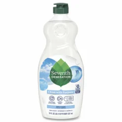 Seventh Generation Natural Dishwashing Liquid, Free and Clear, 19 oz Bottle, 6/Carton