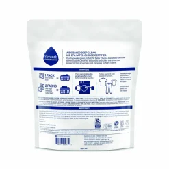 Seventh Generation Natural Laundry Detergent Packs, Powder, Unscented, 45 Packets/Pack, 8/Carton