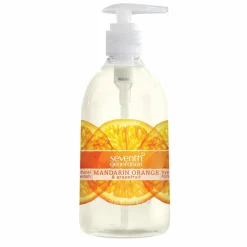 Seventh Generation Natural Liquid Hand Wash Soap, Mandarin Orange/Grapefruit Scent, 12 Oz Bottle