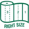 Seventh Generation 100% Recycled Paper Kitchen Towel Rolls, 2-Ply, 11 x 5.4, 140 Sheets/Roll, 6 Rolls/Pack