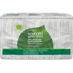 Seventh Generation 100% Recycled Paper Napkins - 1 Ply - 11.50