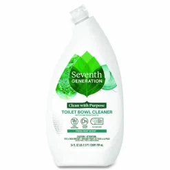 Seventh Generation Toilet Bowl Cleaner, Fresh Mint Scent, 24 oz Bottle, 4/Carton