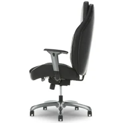 Shaquille O'Neal Zephyrus Ergonomic Bonded Leather High-Back Executive Office Chair, Black
