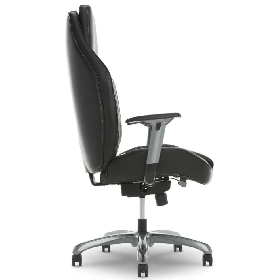 Shaquille O'Neal Zephyrus Ergonomic Bonded Leather High-Back Executive Office Chair, Black