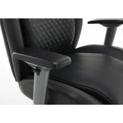 Shaquille O'Neal Zephyrus Ergonomic Bonded Leather High-Back Executive Office Chair, Black