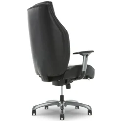 Shaquille O'Neal Zephyrus Ergonomic Bonded Leather High-Back Executive Office Chair, Black