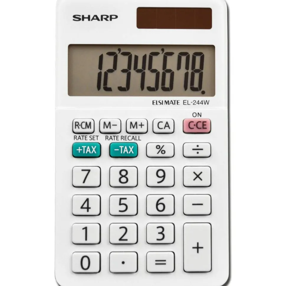 Sharp EL-244WB 8-digit Professional Pocket Calculator