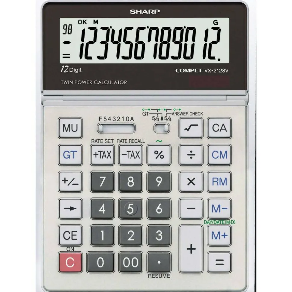 Sharp VX-2128V Display Calculator