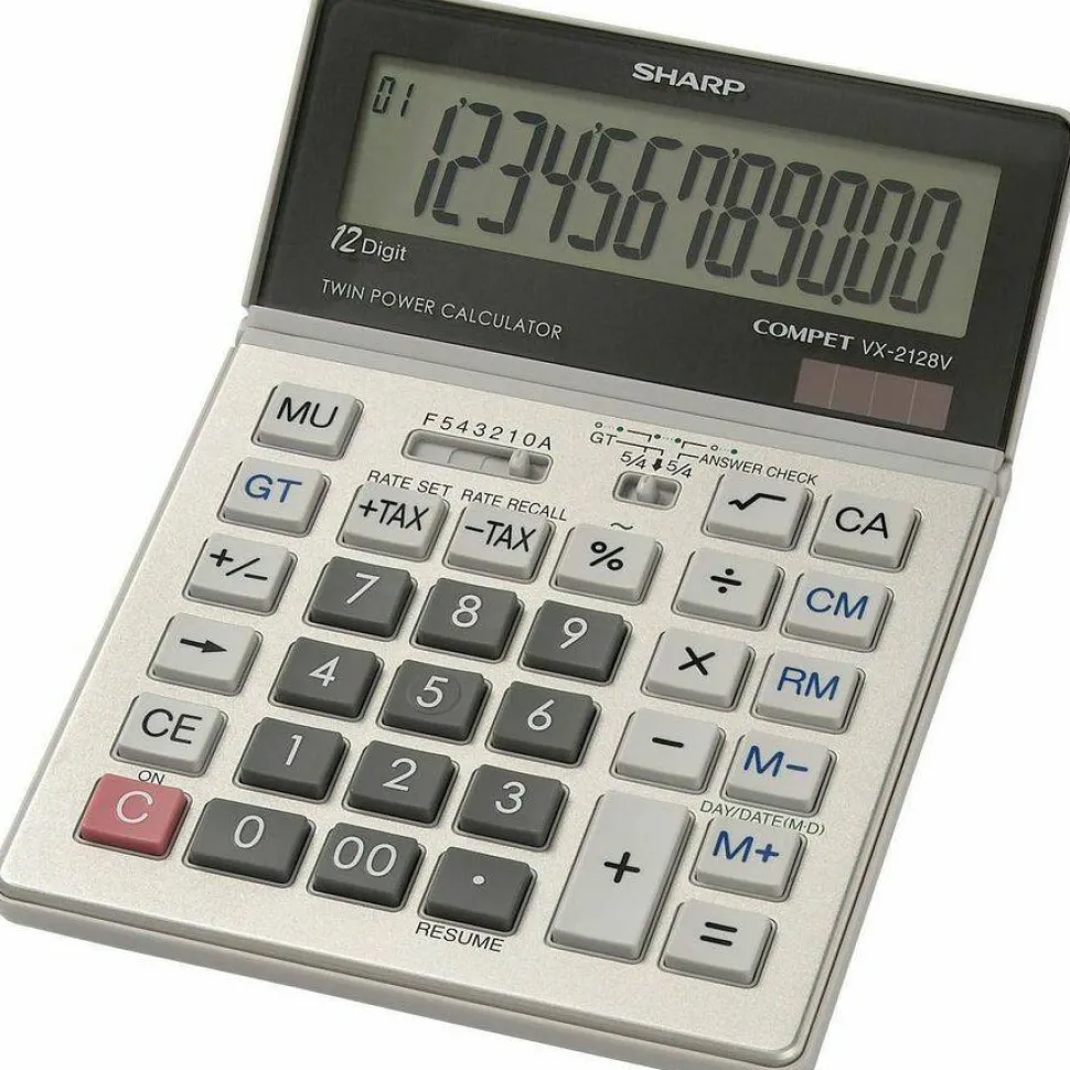 Sharp VX-2128V Display Calculator