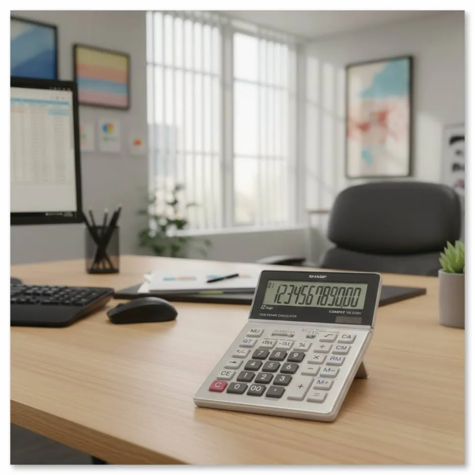 Sharp VX-2128V Display Calculator