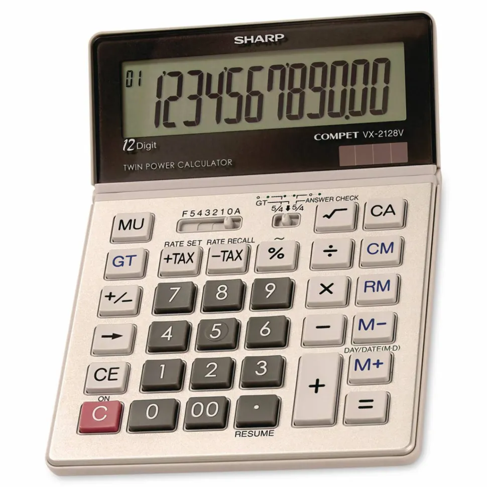 Sharp VX-2128V Display Calculator