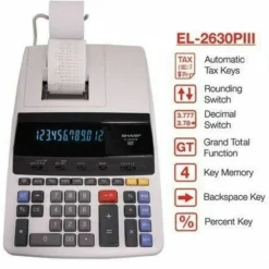 Sharp EL-2630PIII Printing Calculator