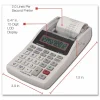 Sharp EL-1611V 12-digit Mini Printing Calculator, White