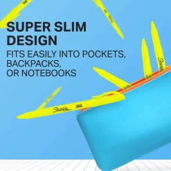 Sharpie Accent Pocket Highlighters, Fluorescent Yellow, Box Of 12