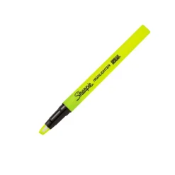 Sharpie Clear View Highlighter Stick, Chisel Point, Yellow, Pack Of 3